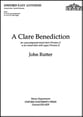 A Clare Benediction SATB choral sheet music cover